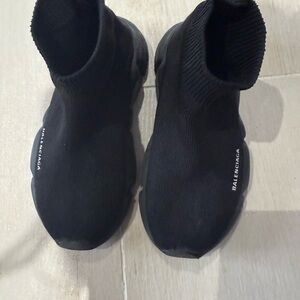 Balenciaga Black Knit Sneakers